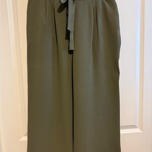 Olive Green DR2 Wide-Leg Pants